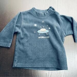 GAP Blue Sweatshirt with UFO Graphic